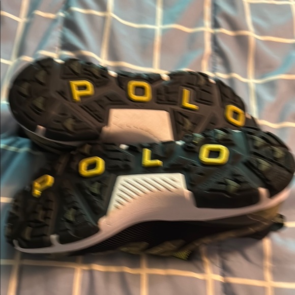 Ralph Lauren Polo 67 Camo and Neon Sneakers - Picture 5 of 5